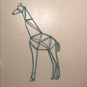 Metal Giraffe Art